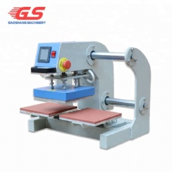 Two Station Clothing Tag Heat Press Machine